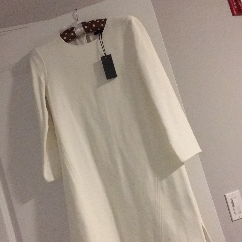 Tibi off white cocktail dress.